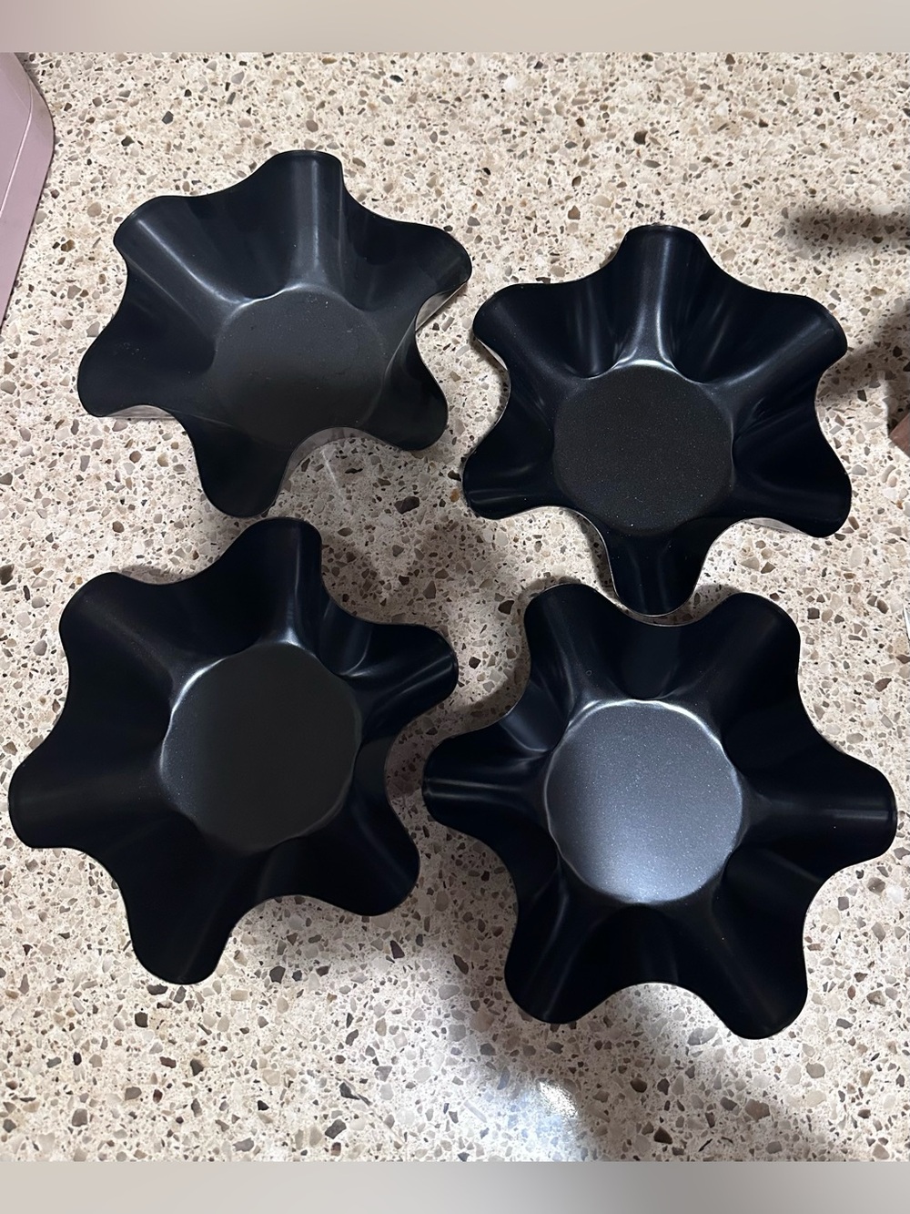 Tortilla Pan Set Non Stick Steel Taco Salad Bowl & Tortilla Shell Maker 4PACK